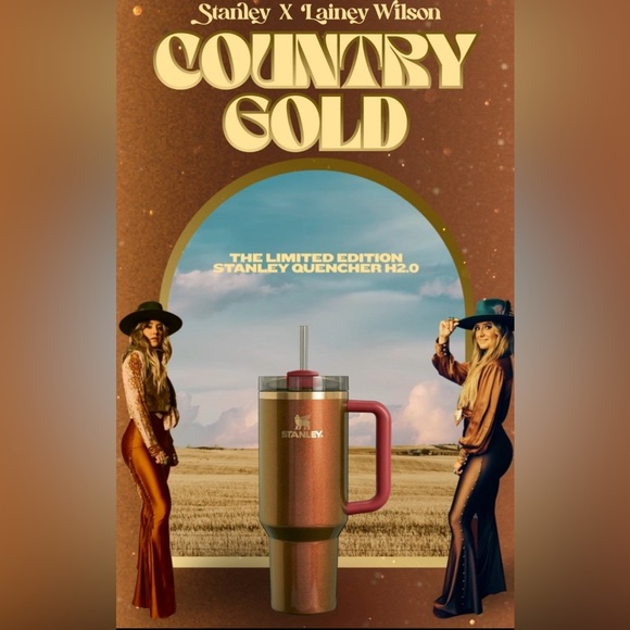 Stanley x Lainey Wilson Country Gold Quencher H2.0 - Picture 7 of 7
